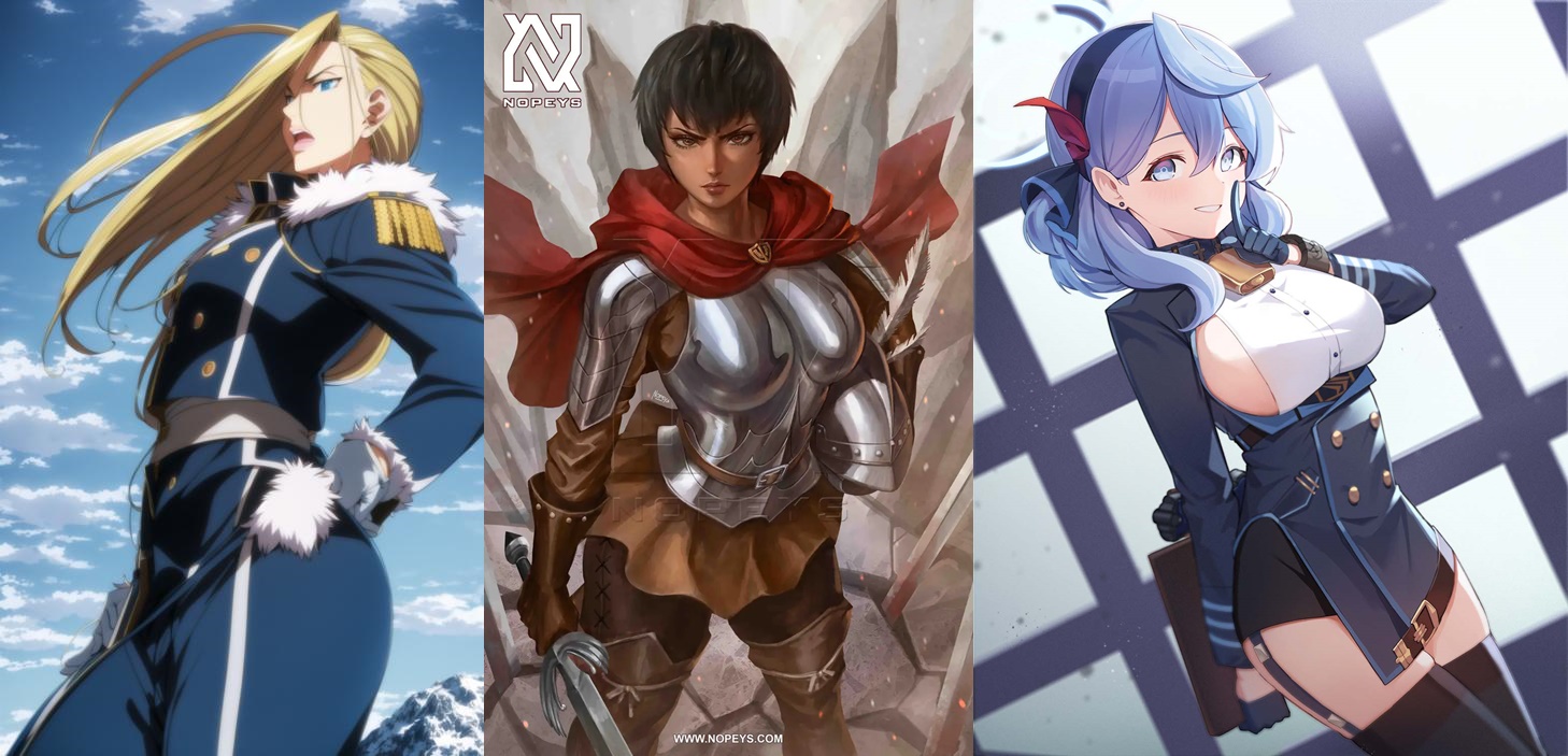 Anime Military Waifus