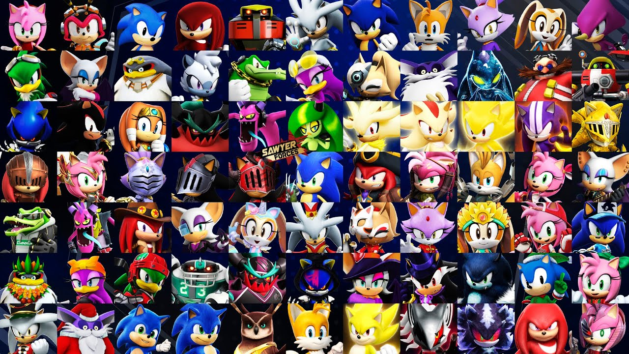 Sonic Forces: Speed Battle Characters