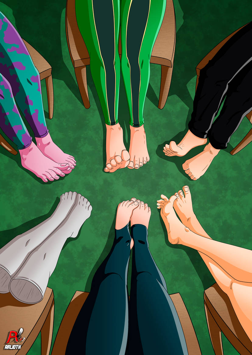 Los mejores pies de my hero academia