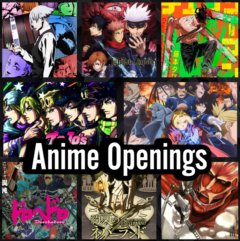 Anime Openings List