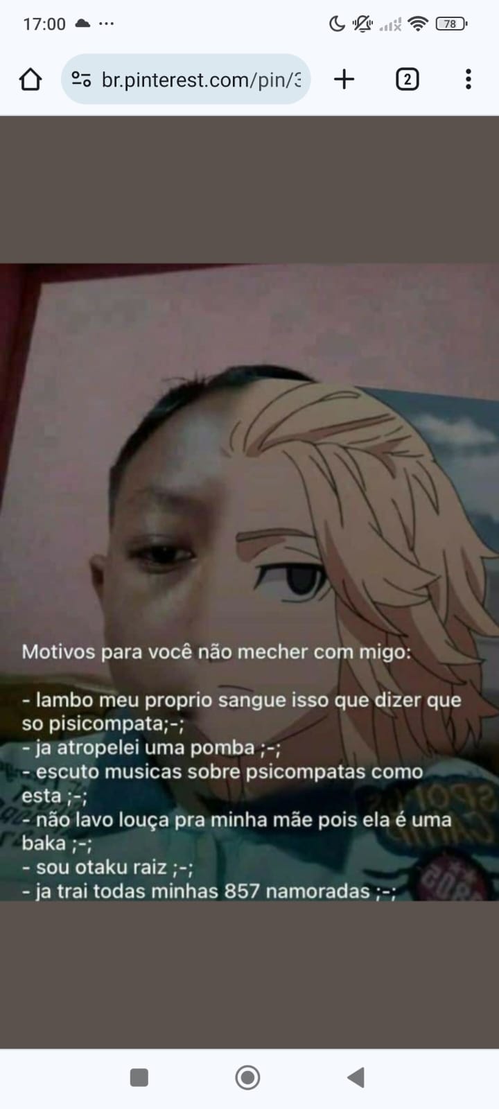 Que personagem de anime é mais bonito?