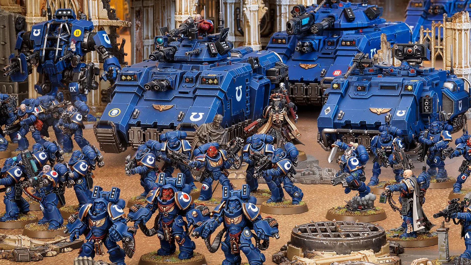 Warhammer40k Royalist Spacemarines model for สมาชม
