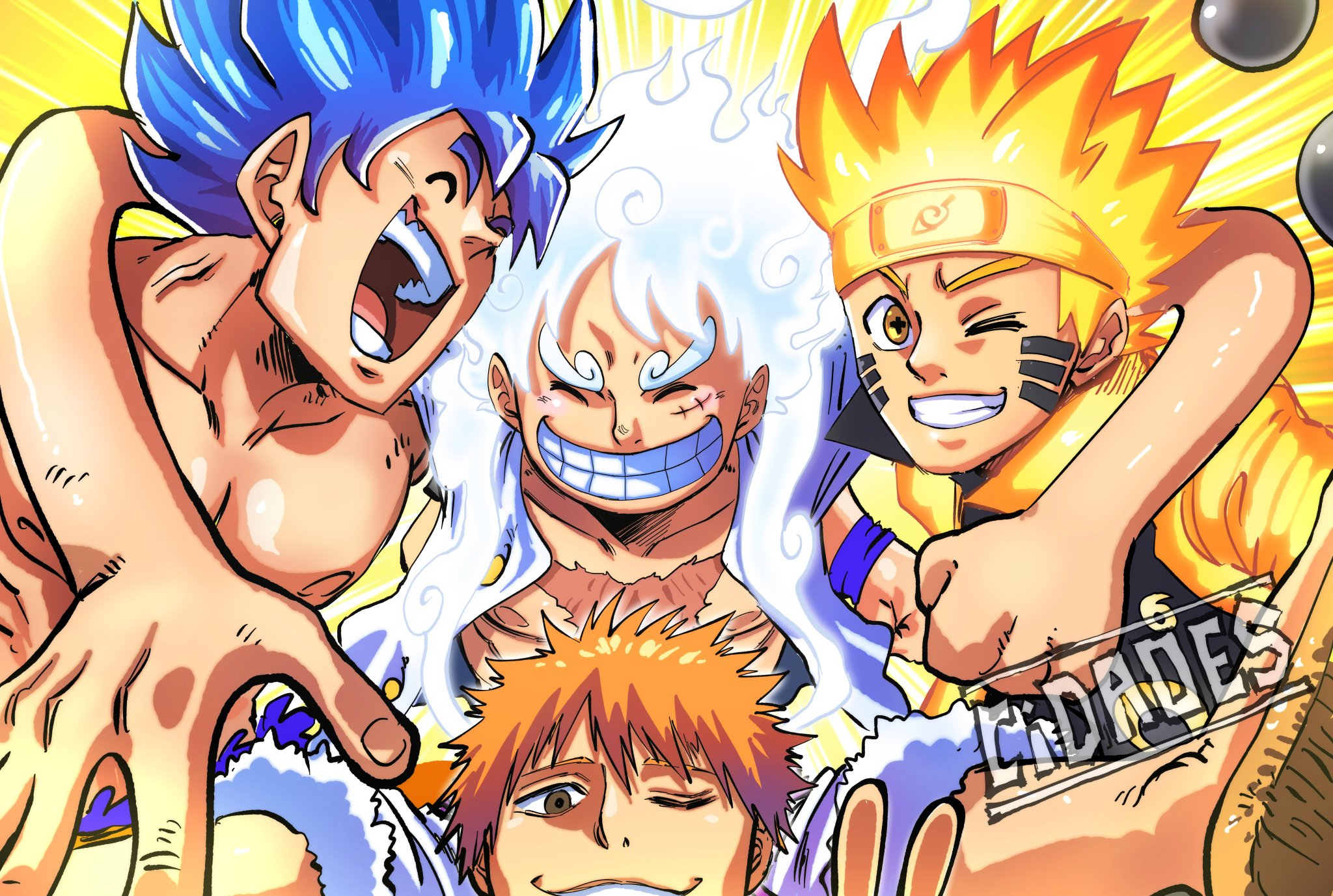 DRAGON BALL VS. ONE PIECE VS. NARUTO