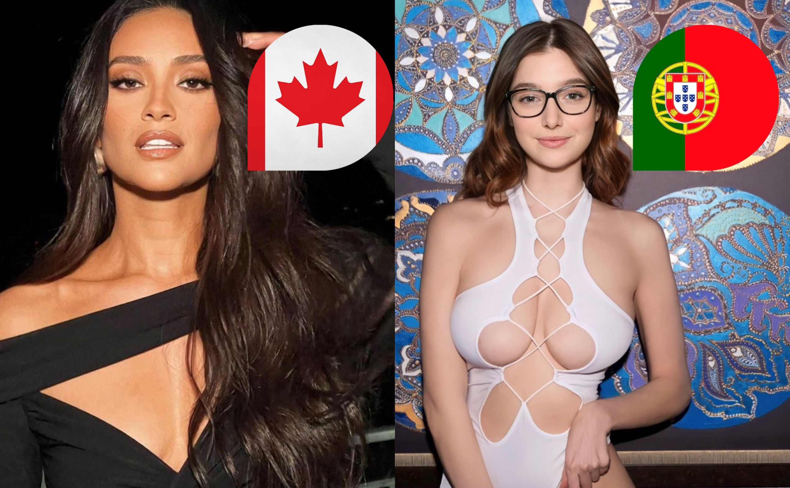 WC Hottest Woman: šØš¦ - šµš¹ (Round of 16)