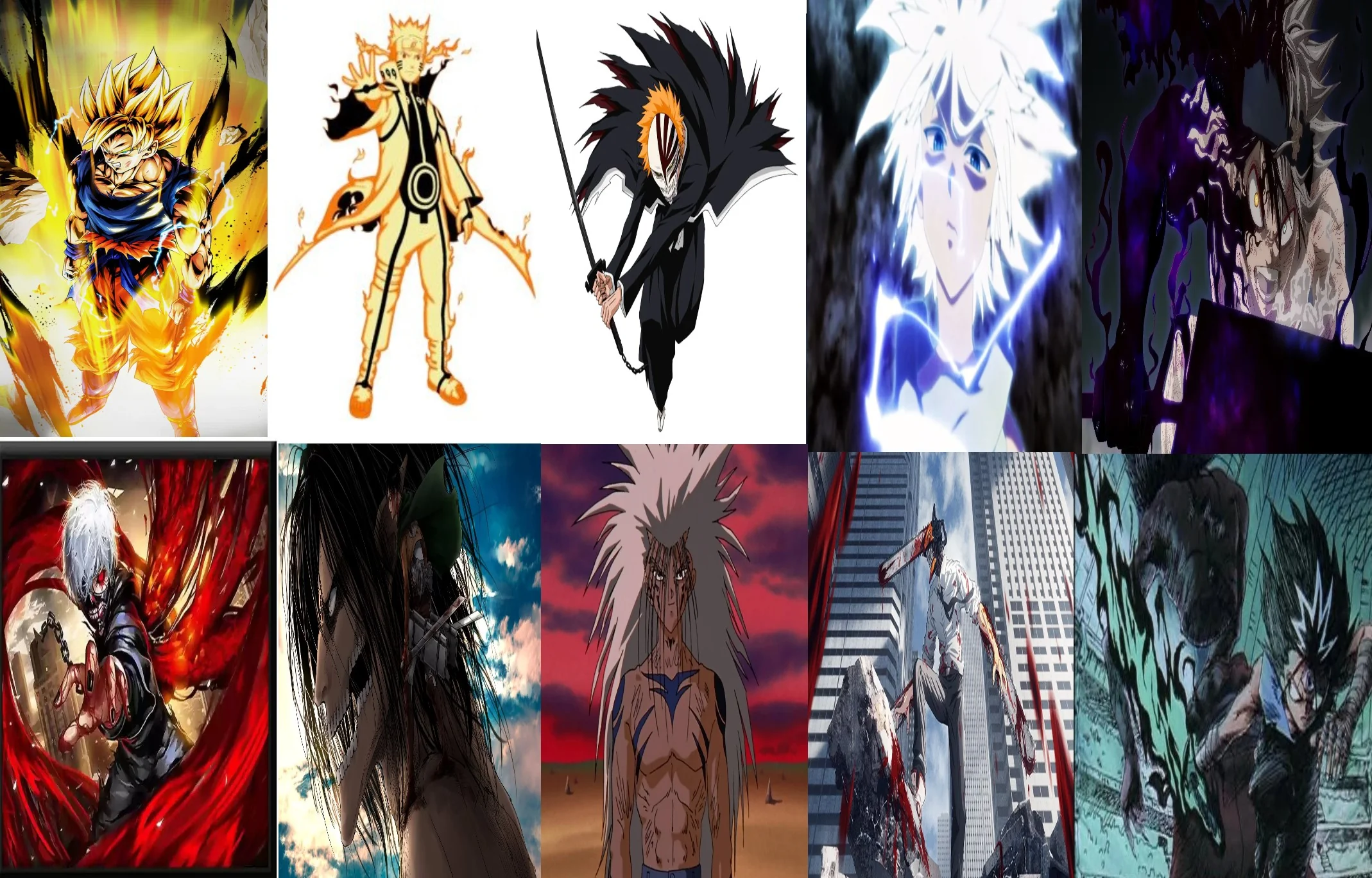 Mejor TRANSFORMACIÓN/POWER UP del Anime