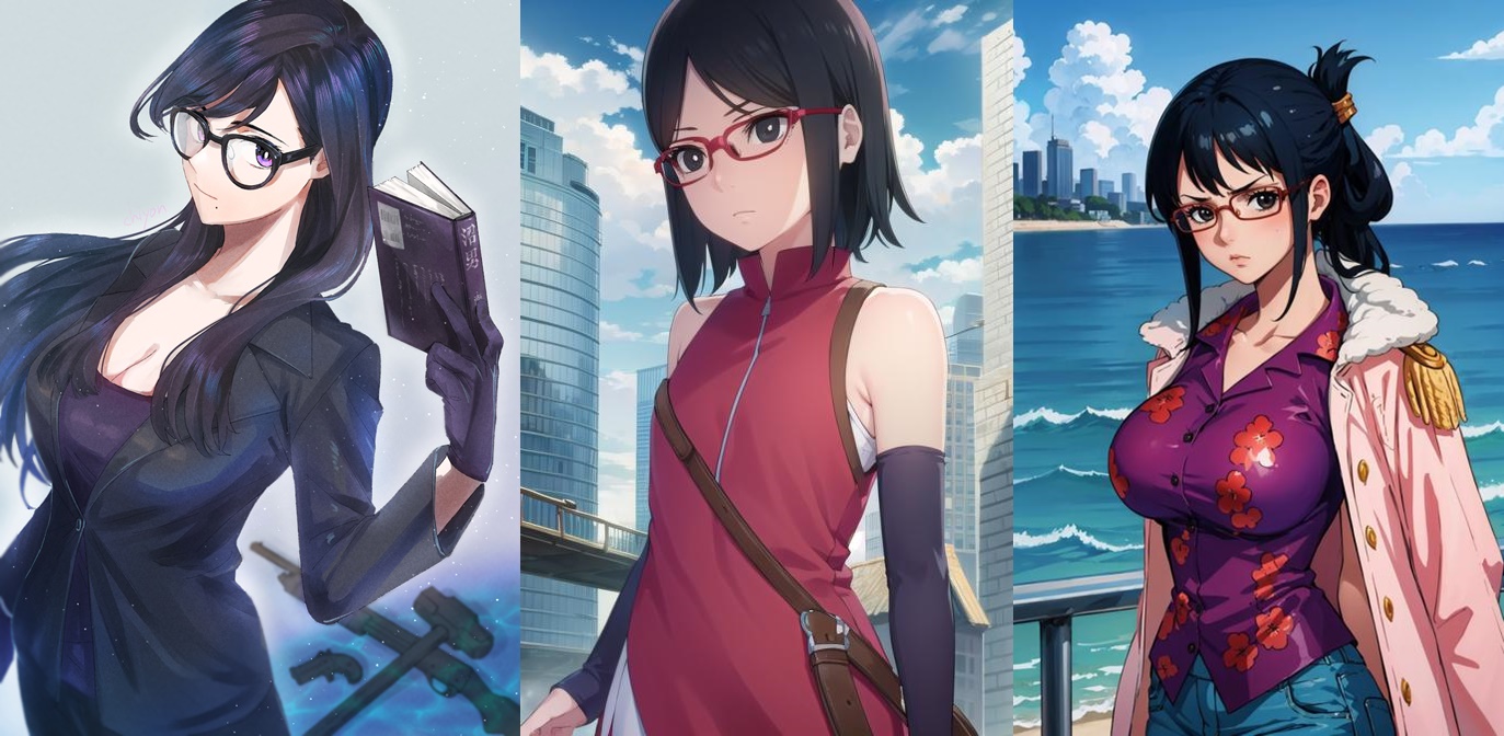 Anime Glasses Waifus