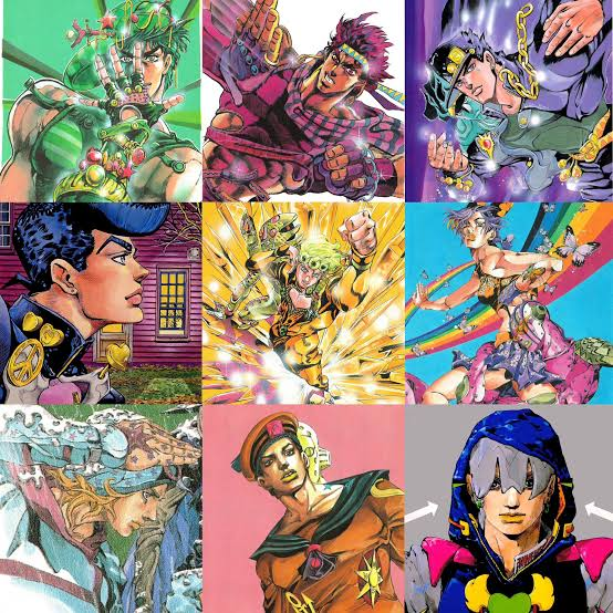 JOJO MAIN CHARACTERS THEME