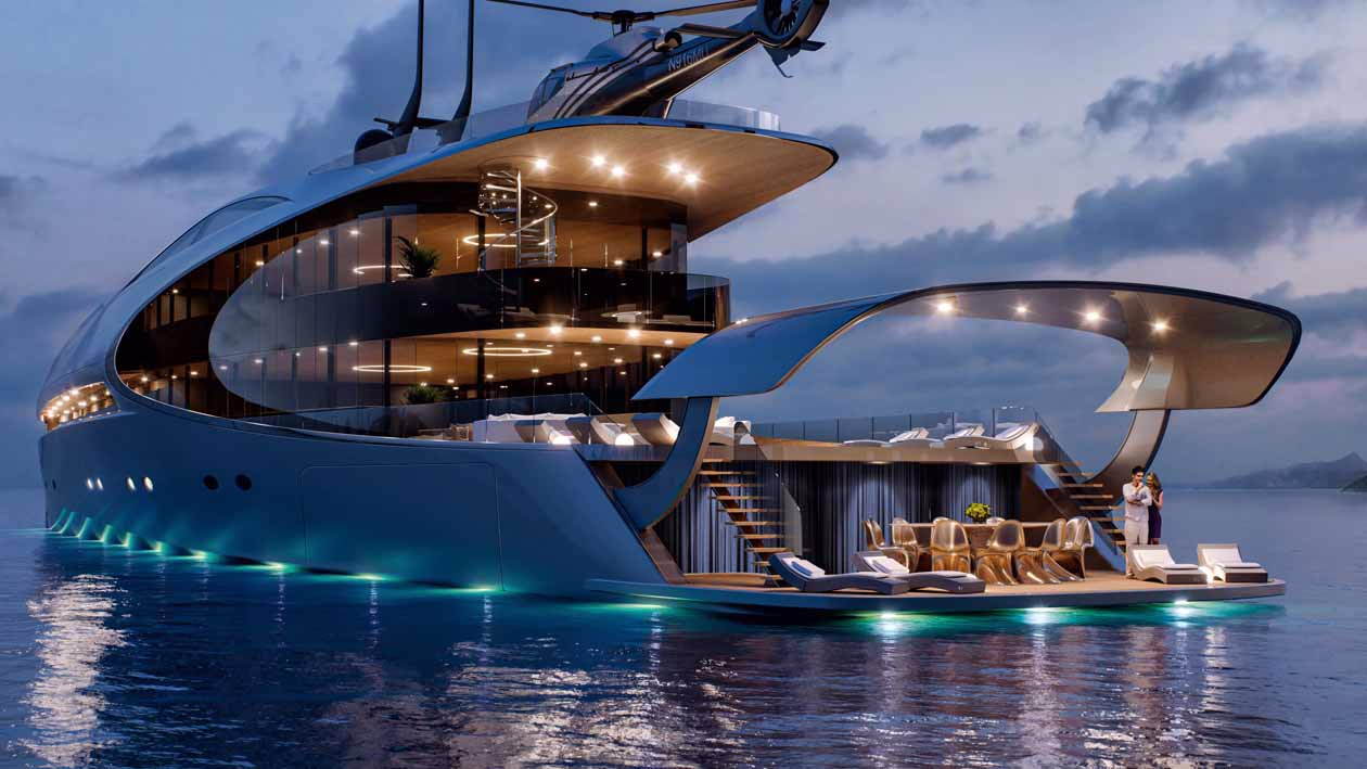Luxury superyacht