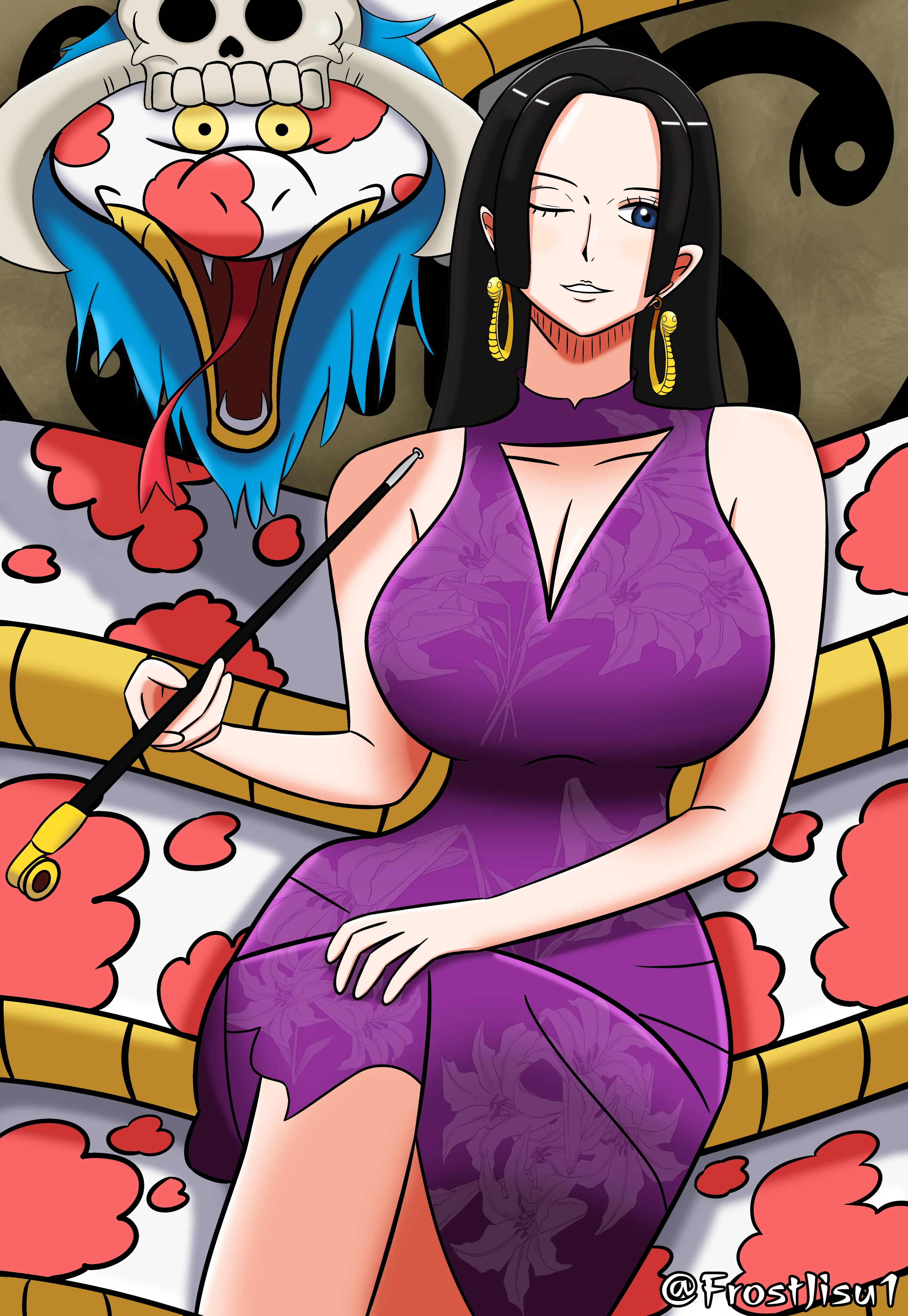 sexiest boa hancock images / ai art