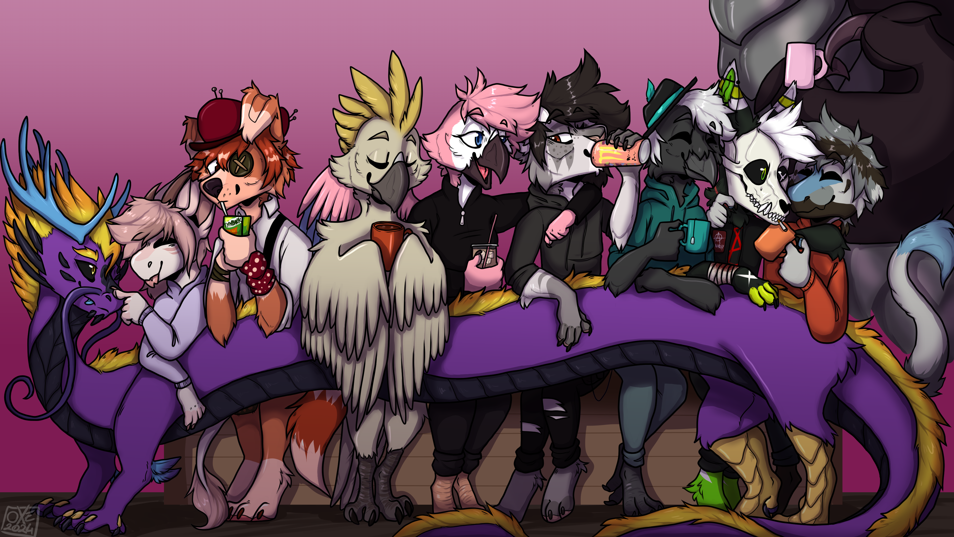 Najsłodsza Fursona - Parrot Cafe