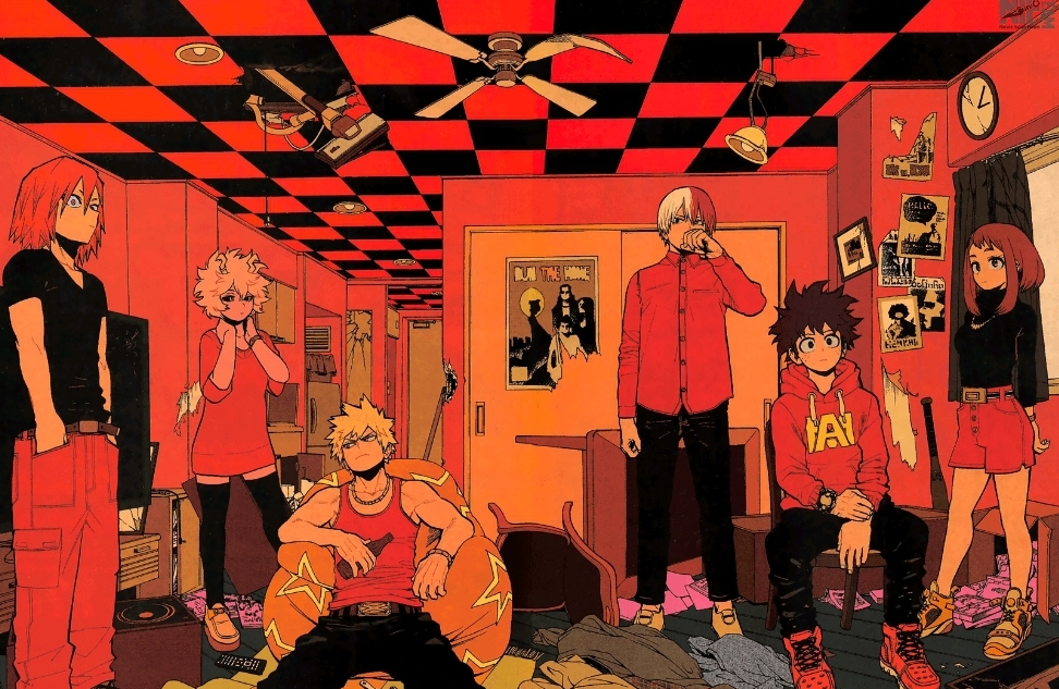 My hero academia panel