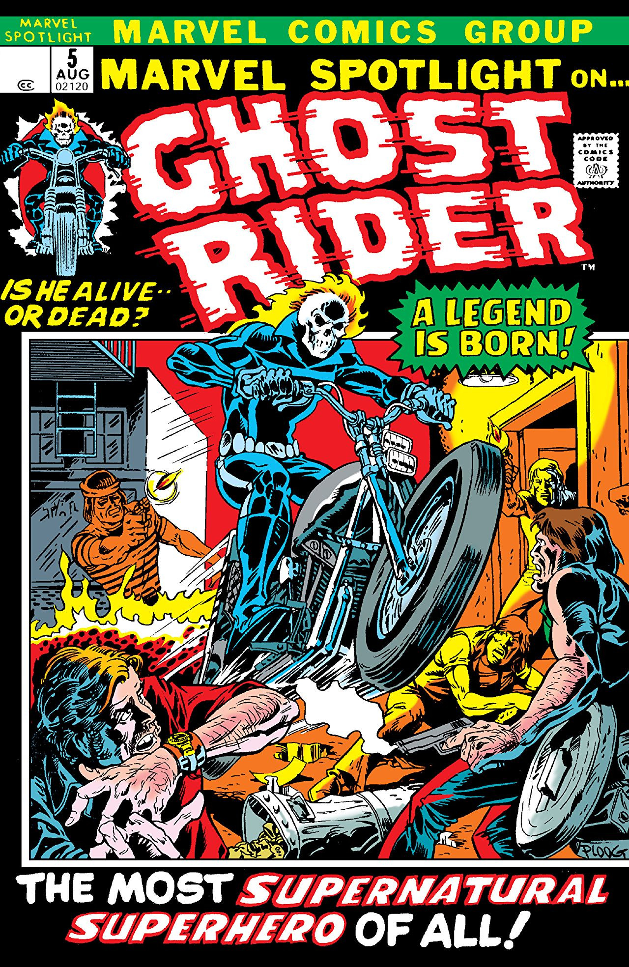 Ghost rider comic cover