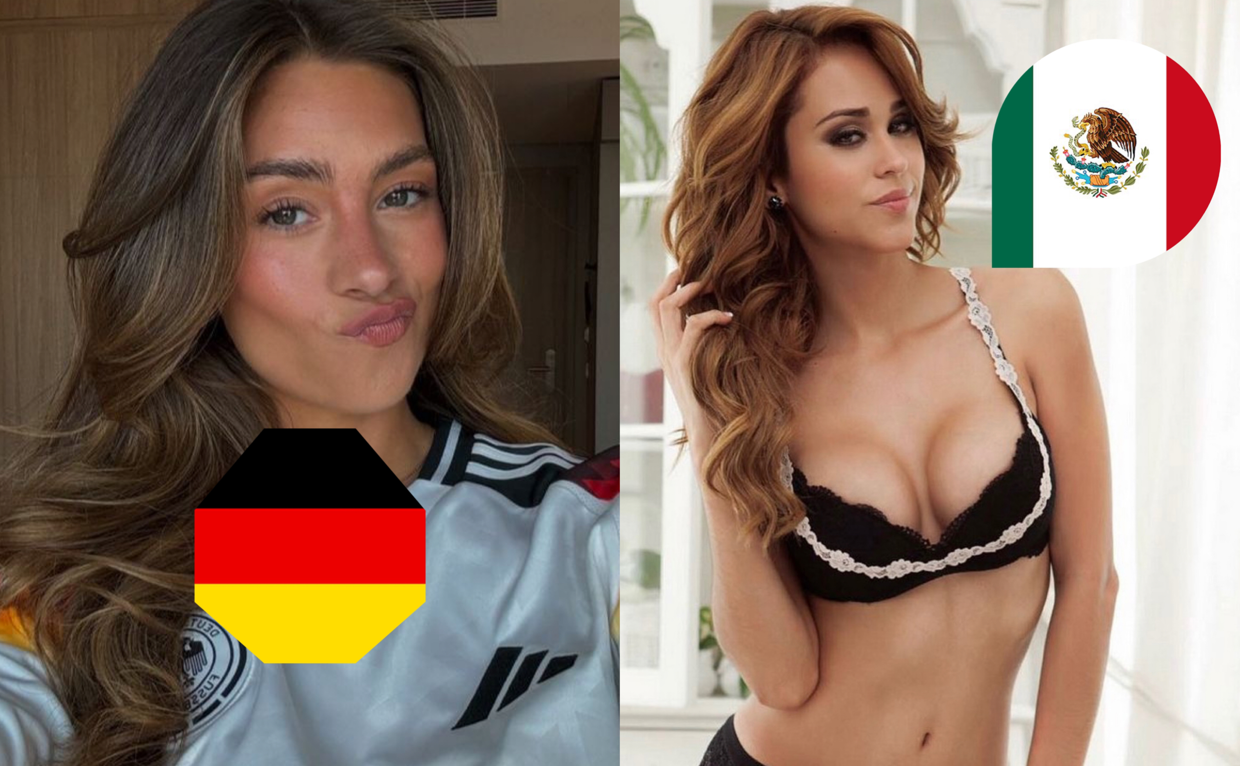 WC Hottest Woman: 🇩🇪 - 🇲🇽 (Groupe F)