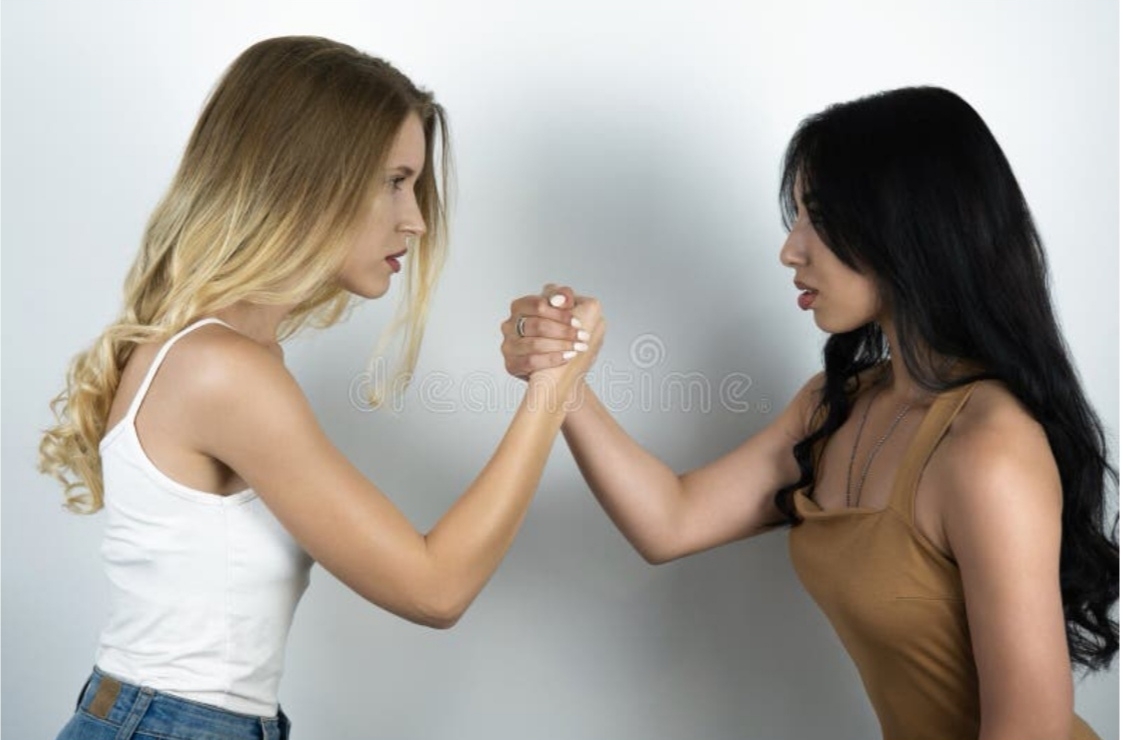 Blonde Versus Brunette