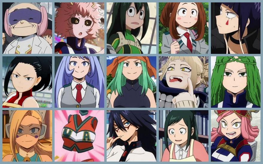 My hero academia girls
