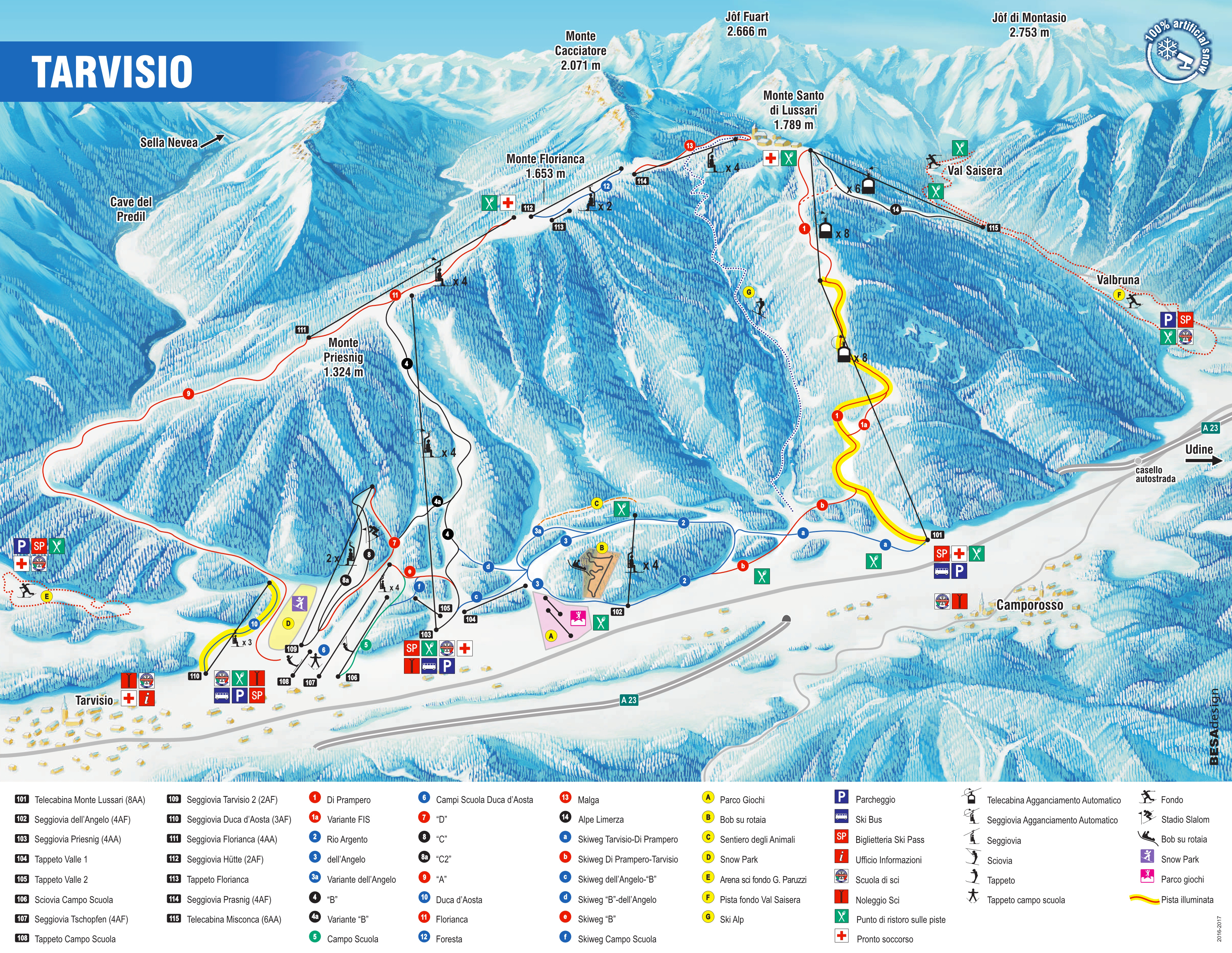 Migliori Piste Tarvisio/Sella Nevea