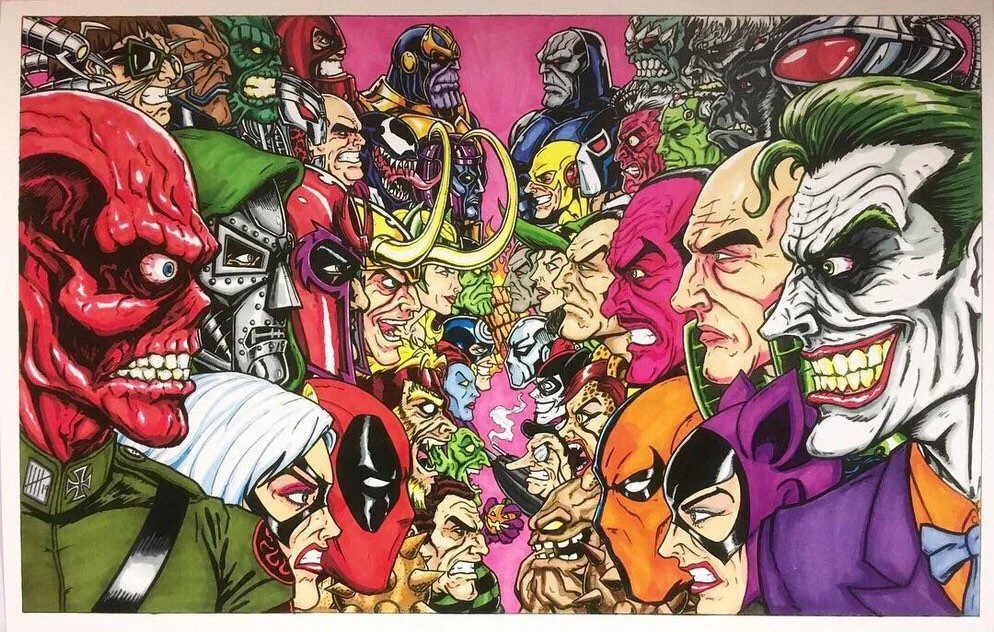MARVEL VS DC VILLAINS
