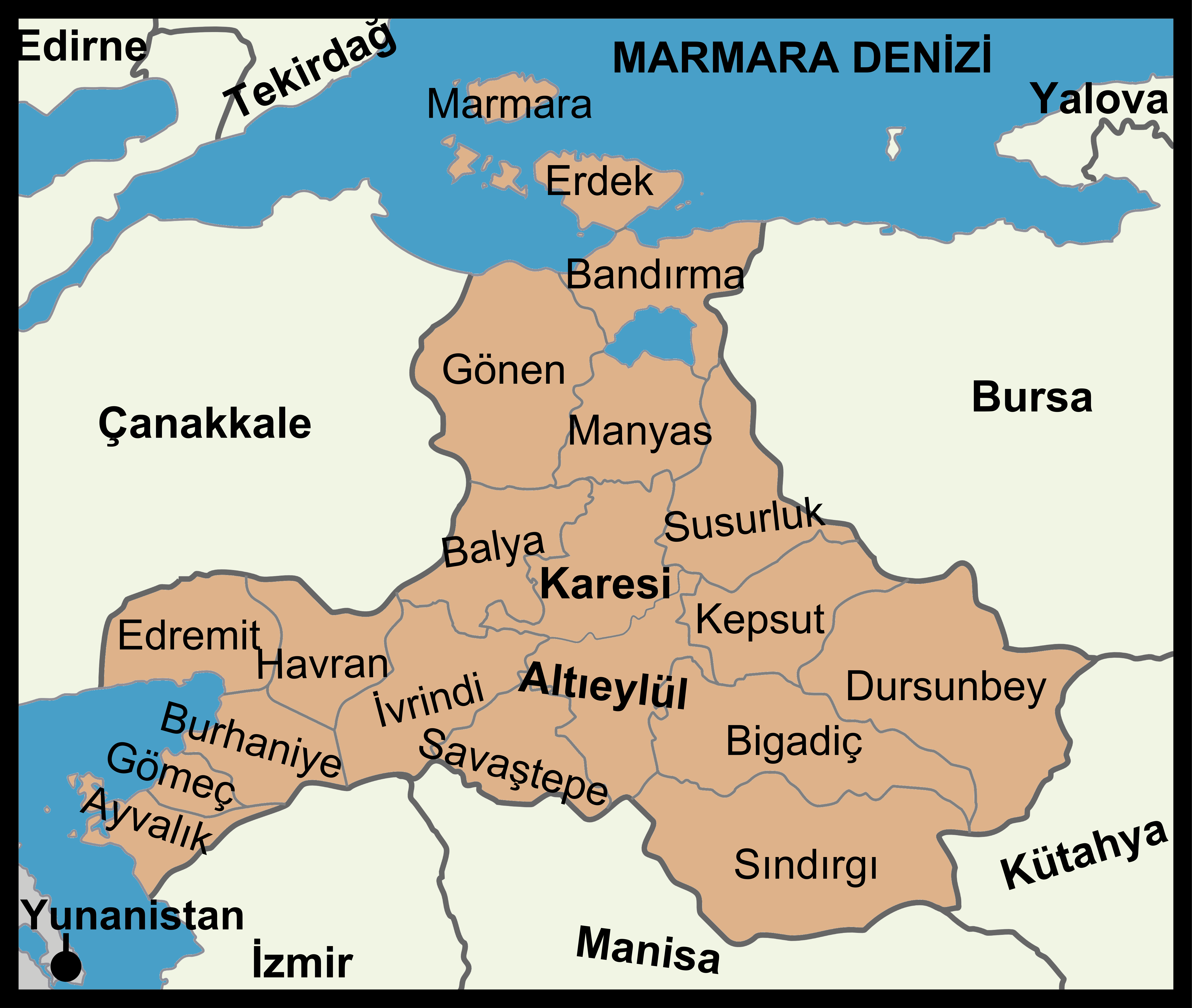 Balıkesir İlçeler