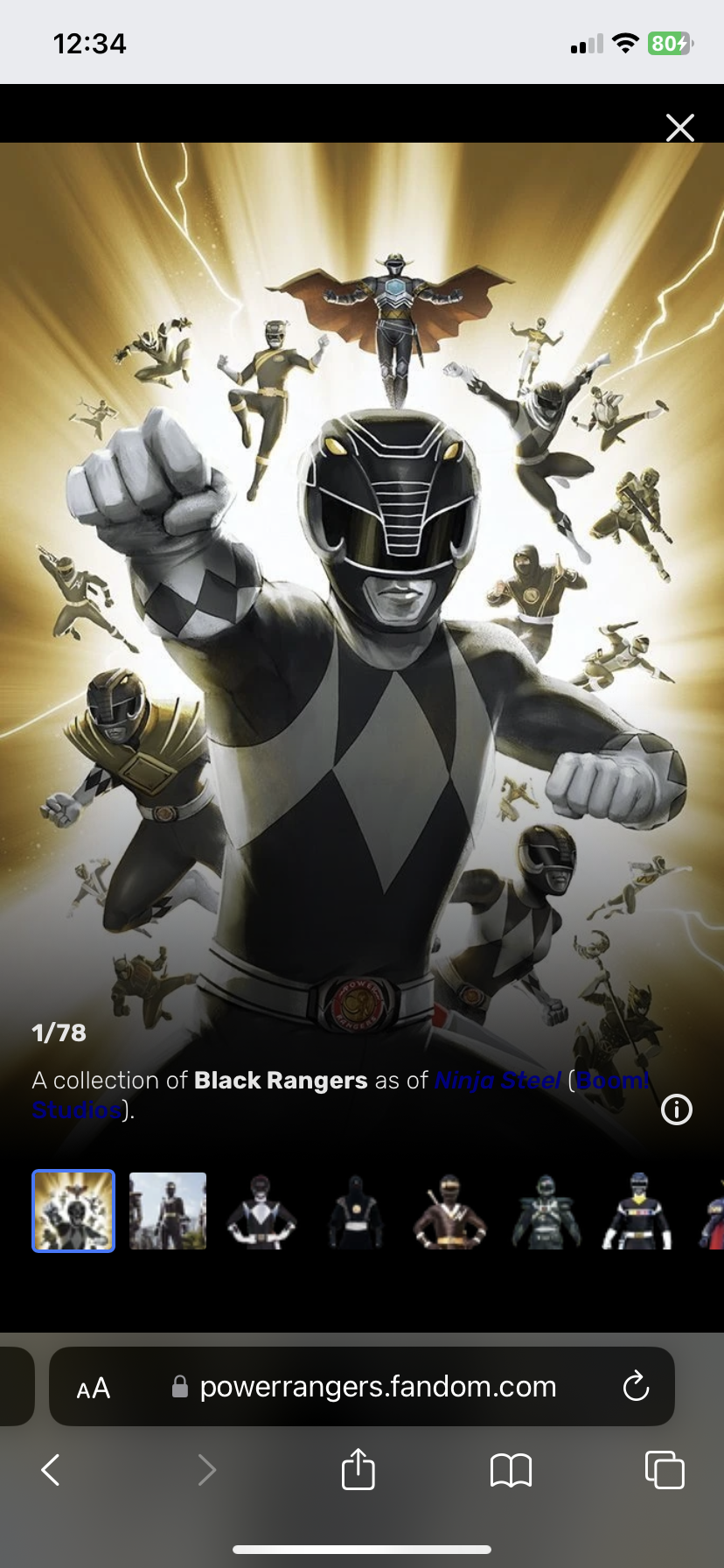 Black/Green Rangers