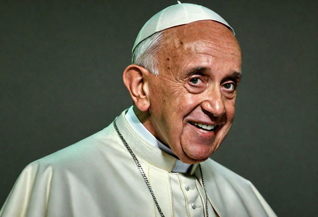 Najlepsze zdjęcie Franciszka (AI) Uwaga Mocne!