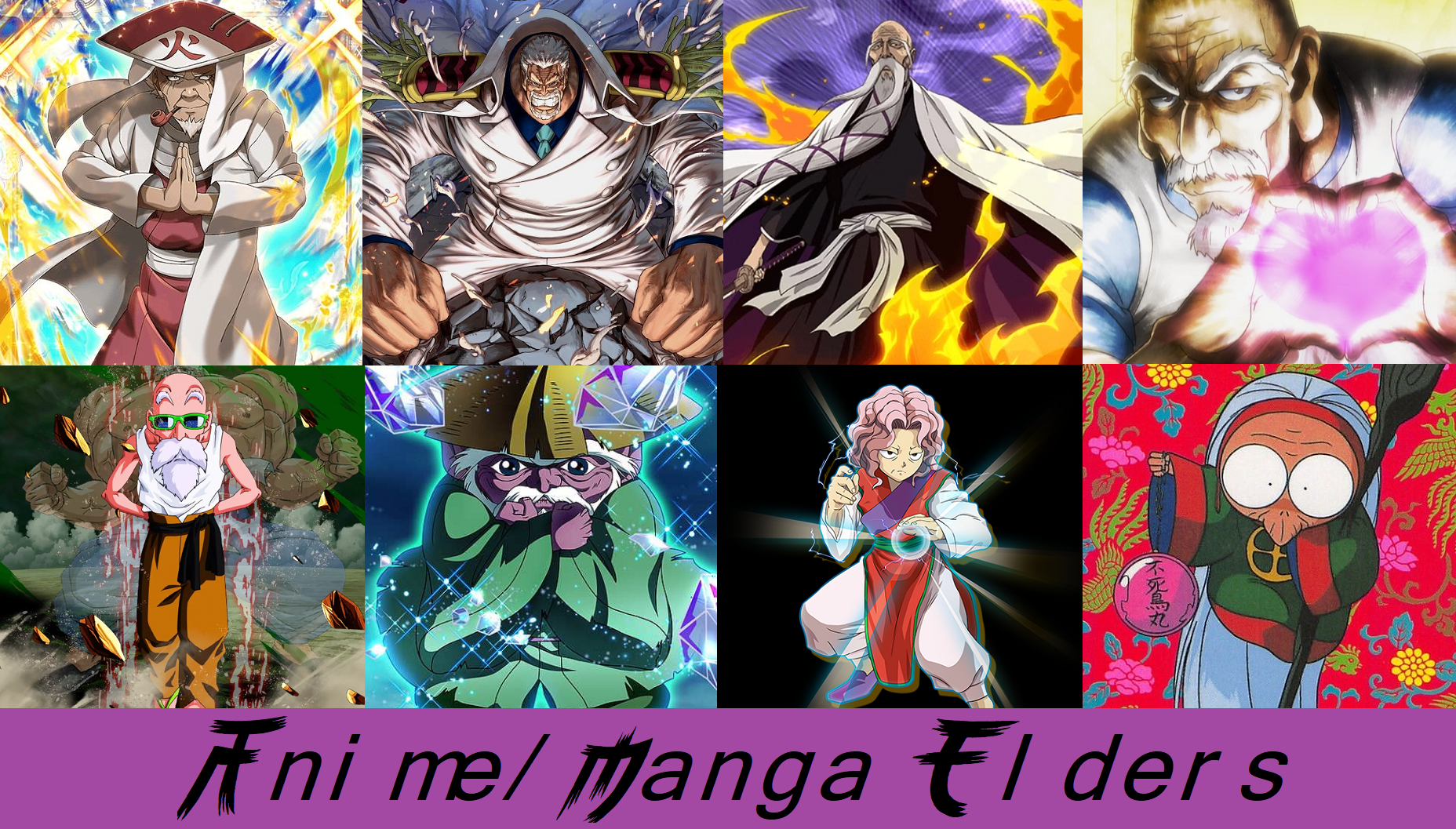 Best Anime/Manga Old Characters