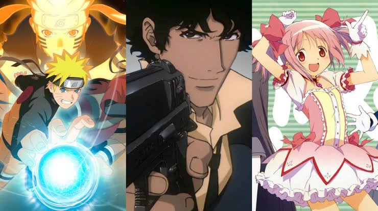 os melhores animes da indústria