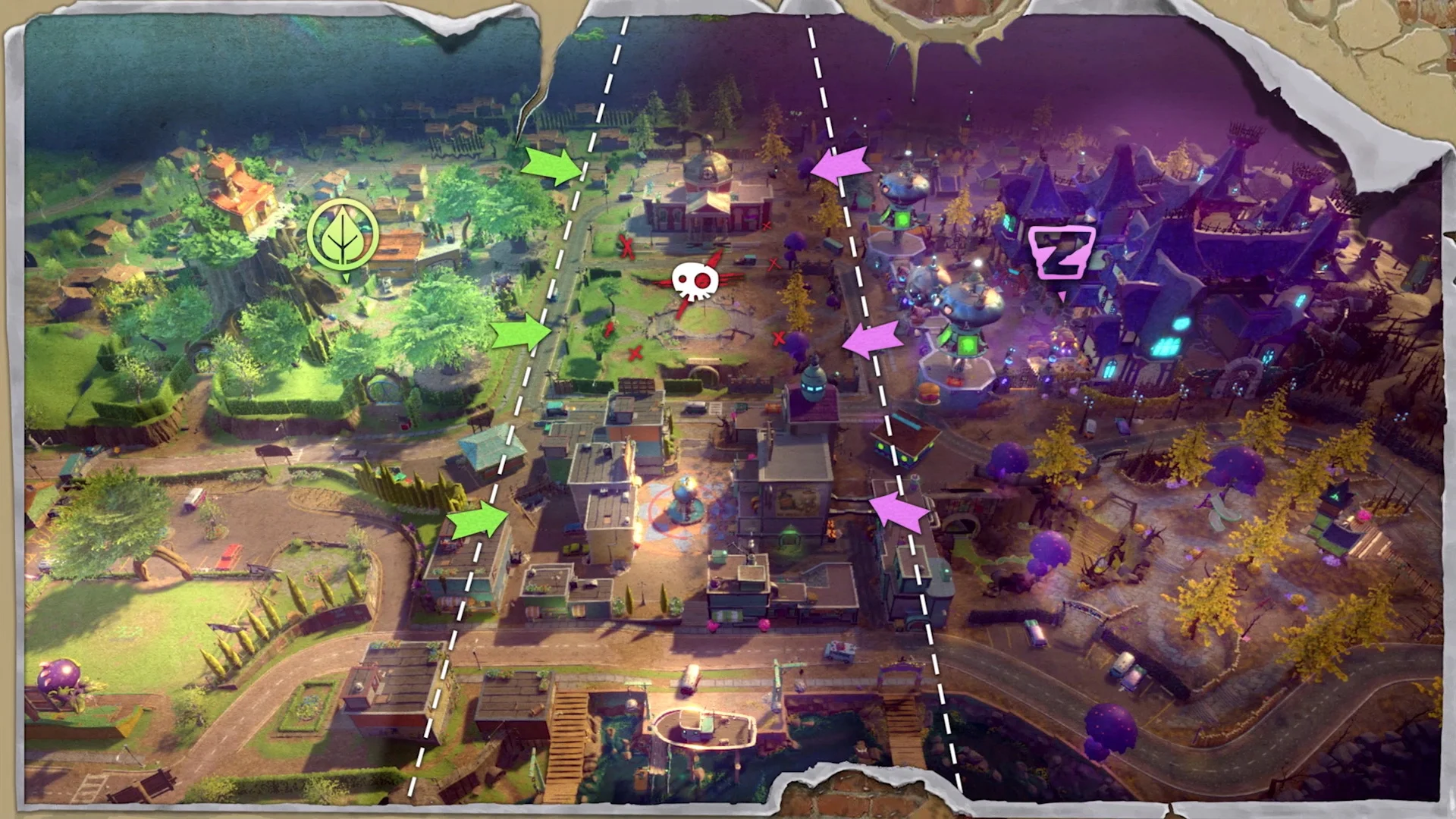 Plants vs Zombies GW2 Maps