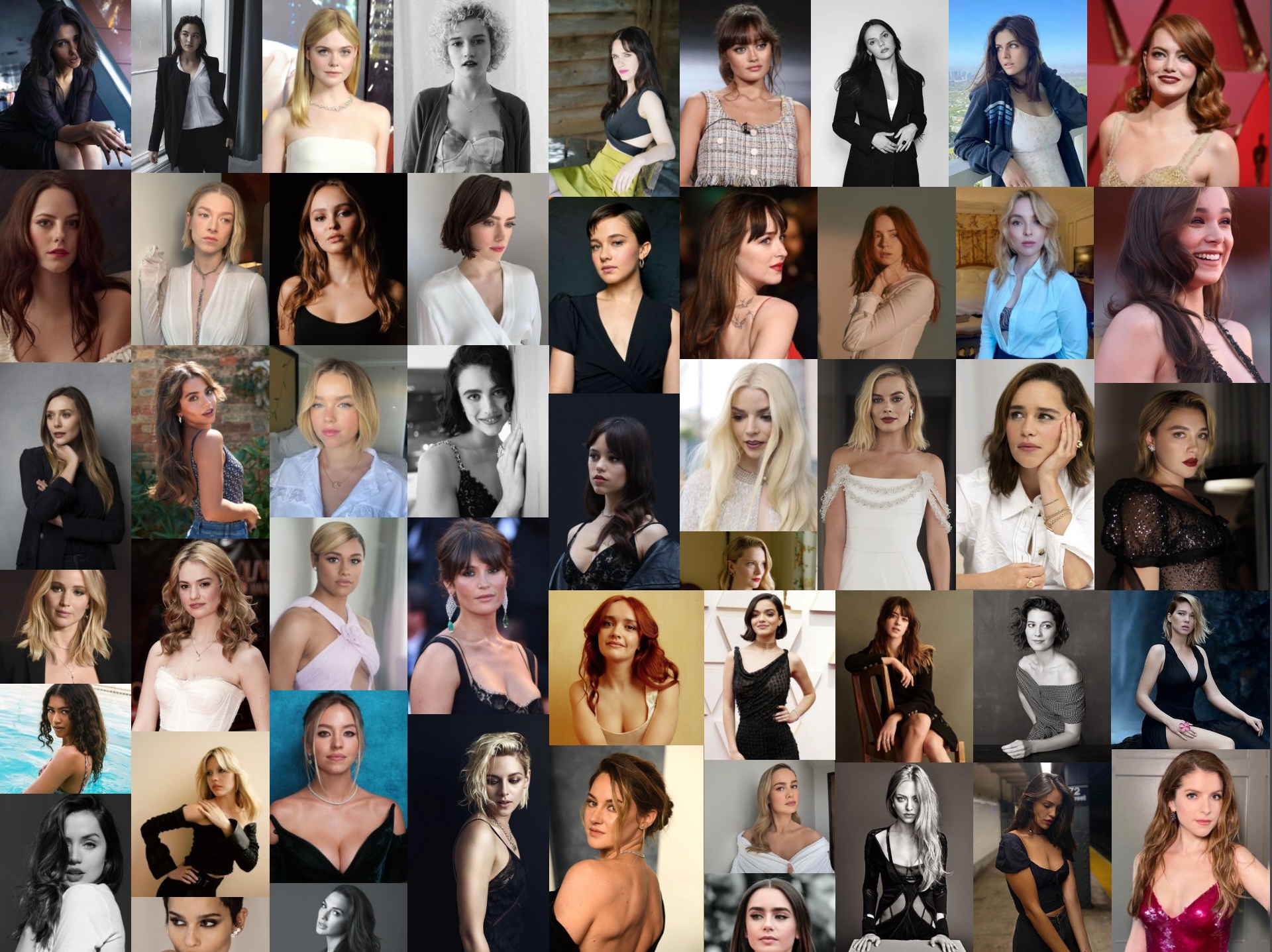 Actrices Hollywoodiennes / nouvelle génération