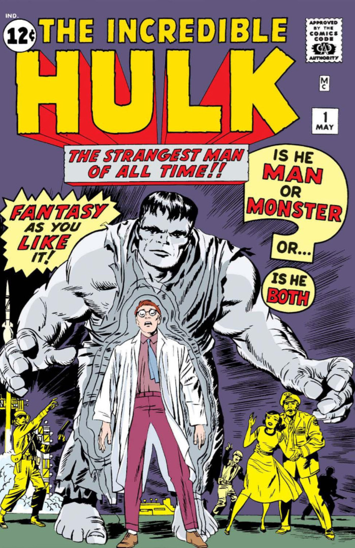 The Hulk comic cover