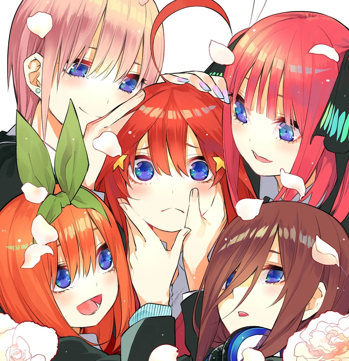 The Quintessential Quintuplets Volume Covers