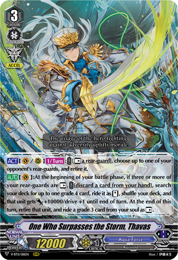 Vanguard Best Unit Aqua Force V