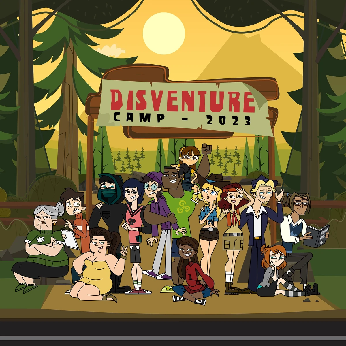 Disventure camp characters