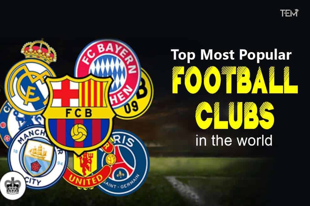 MOST SUPPORTED FOOTBALL TEAMS