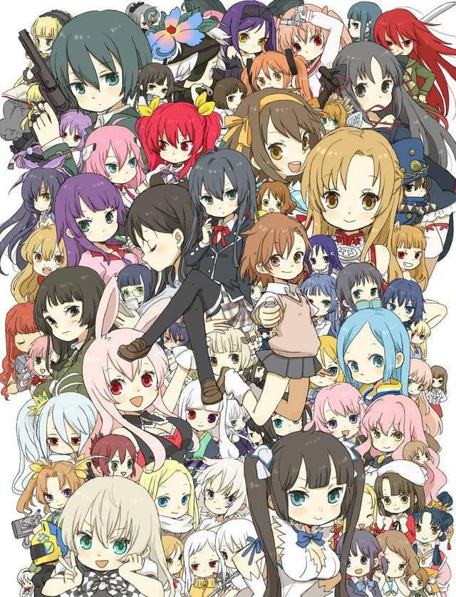 heroine/female protagonist anime