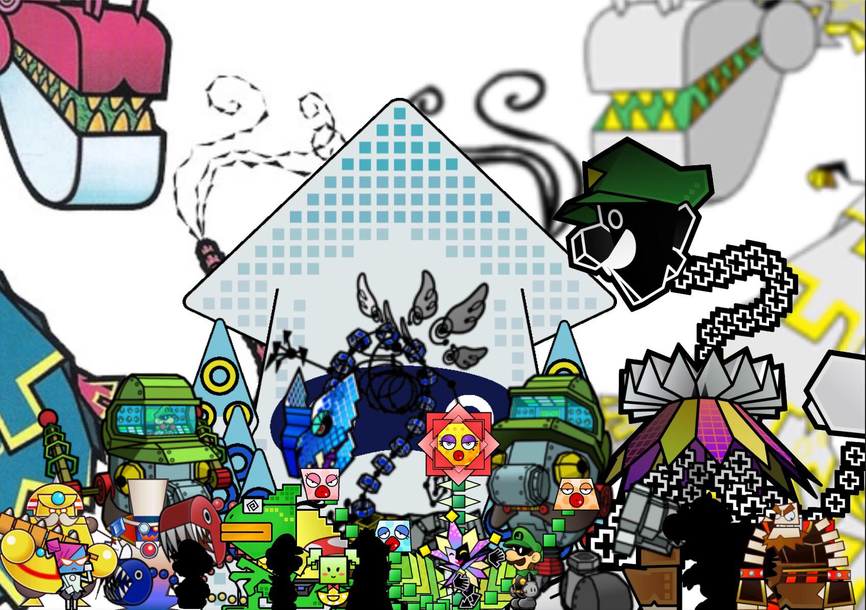 SUPER PAPER MARIO BOSSES