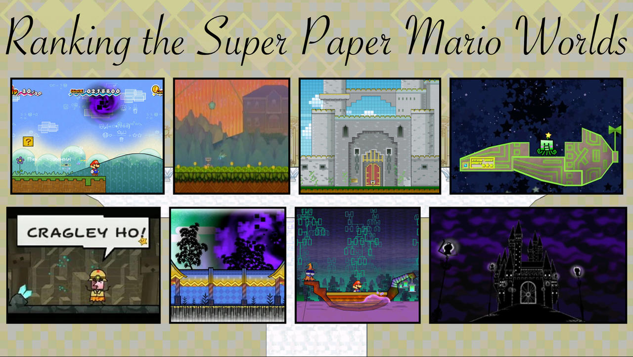 SUPER PAPER MARIO CHAPTERS