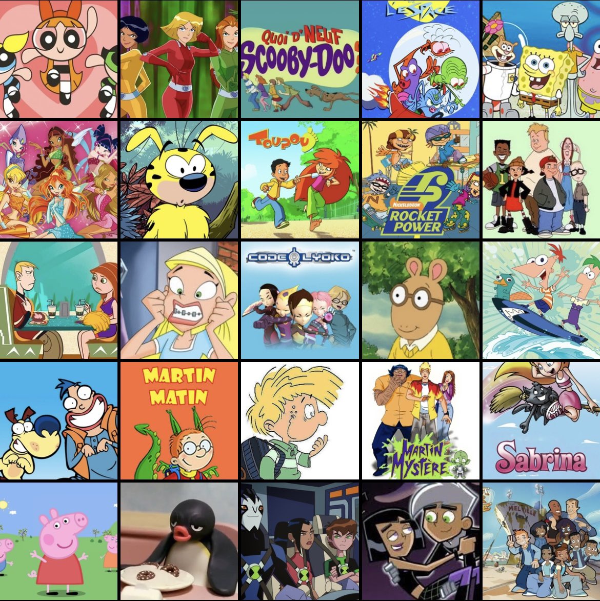 Dessin animé (FR) 1995-2015