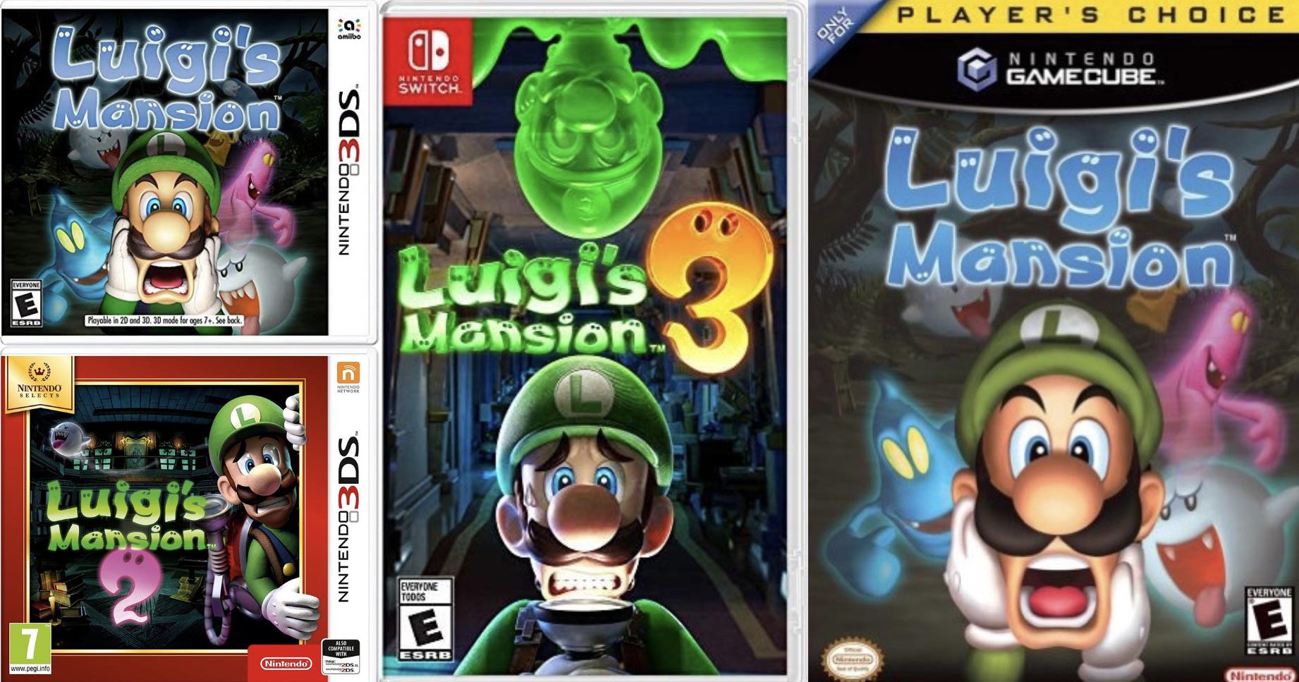 LUIGI'S MANSION GAMES