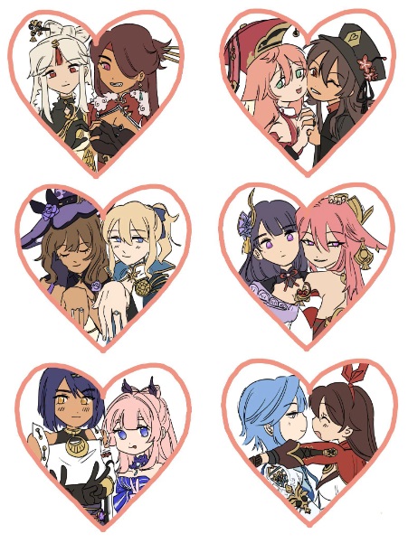 Genshin Impact Yuri/GL Ship