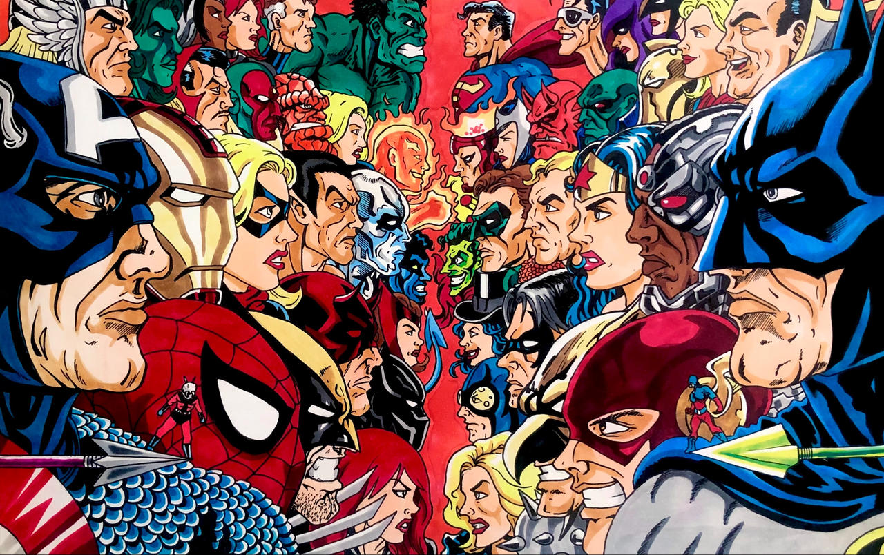 Marvel and  Dc