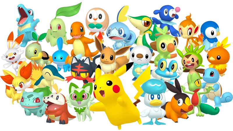 Pokémon - Les Starter (et leurs évolutions)
