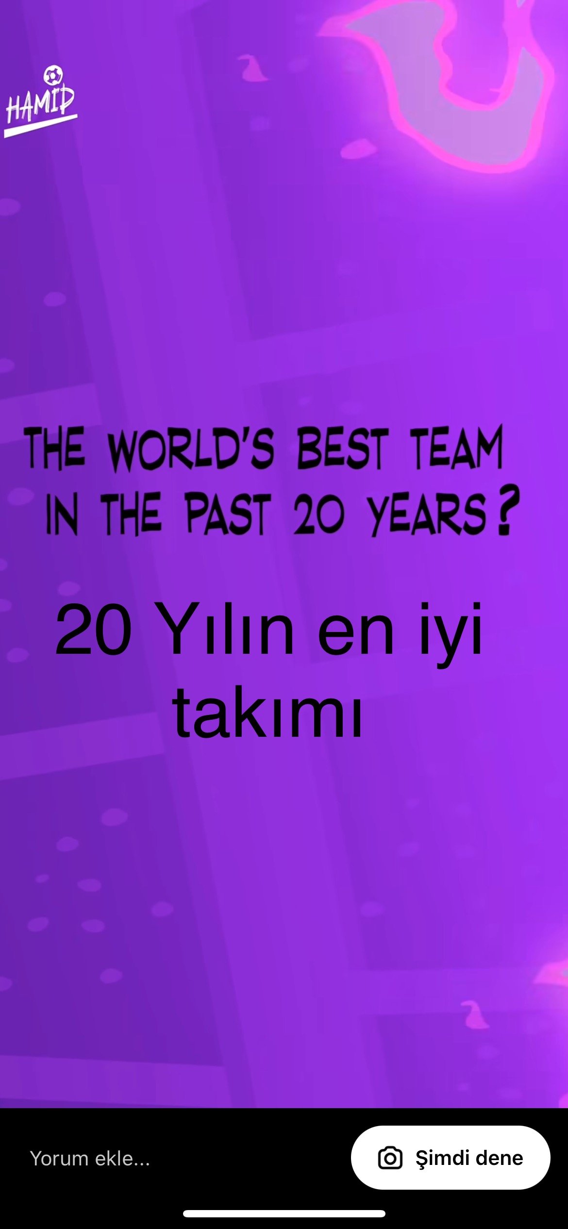 The World’s Best Team ın the past 20 years?
