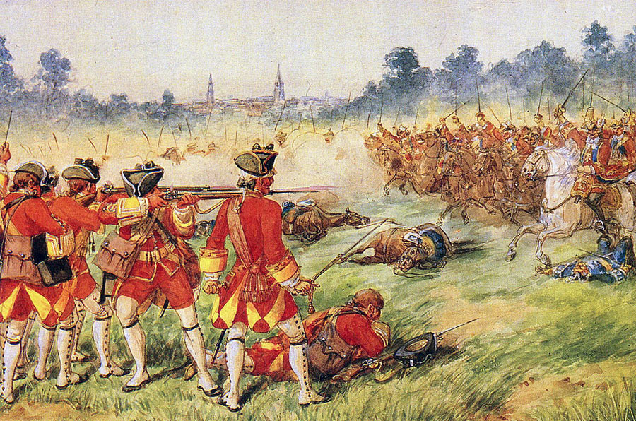 Early 18th Century Infantry "Volley Fire" of All