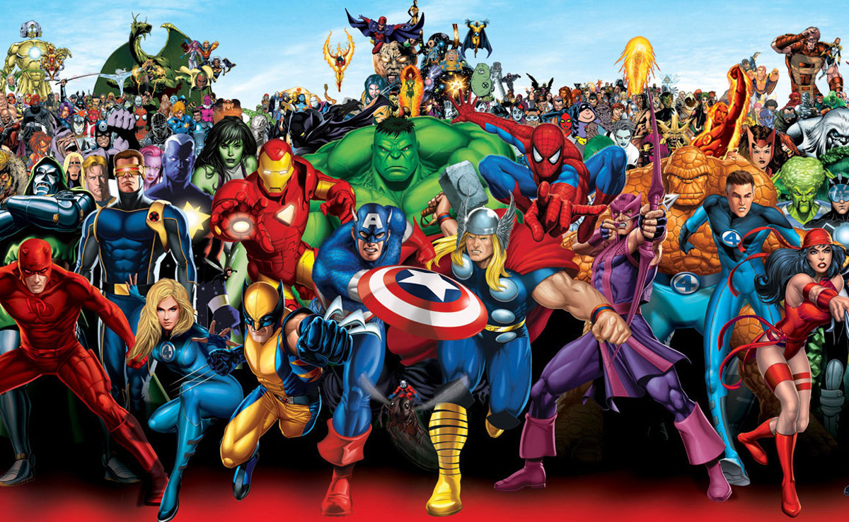 SUPERHÉROES Y PERSONAJES DE MARVEL COMICS
