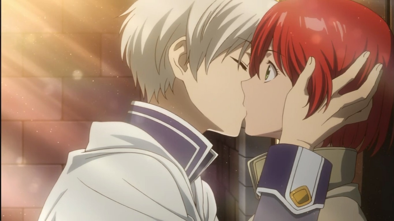 Kissing scenes in anime and manga