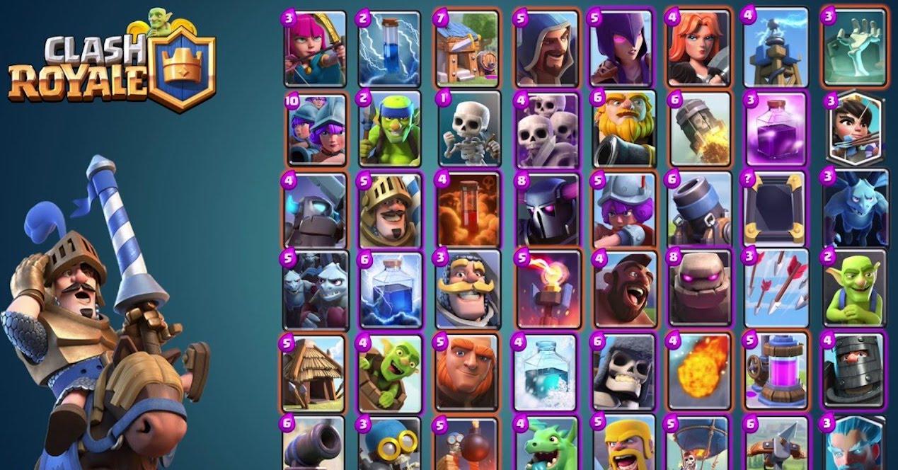 Clash Royale cards