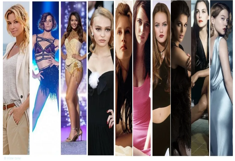 Most beautiful French and French speaking women