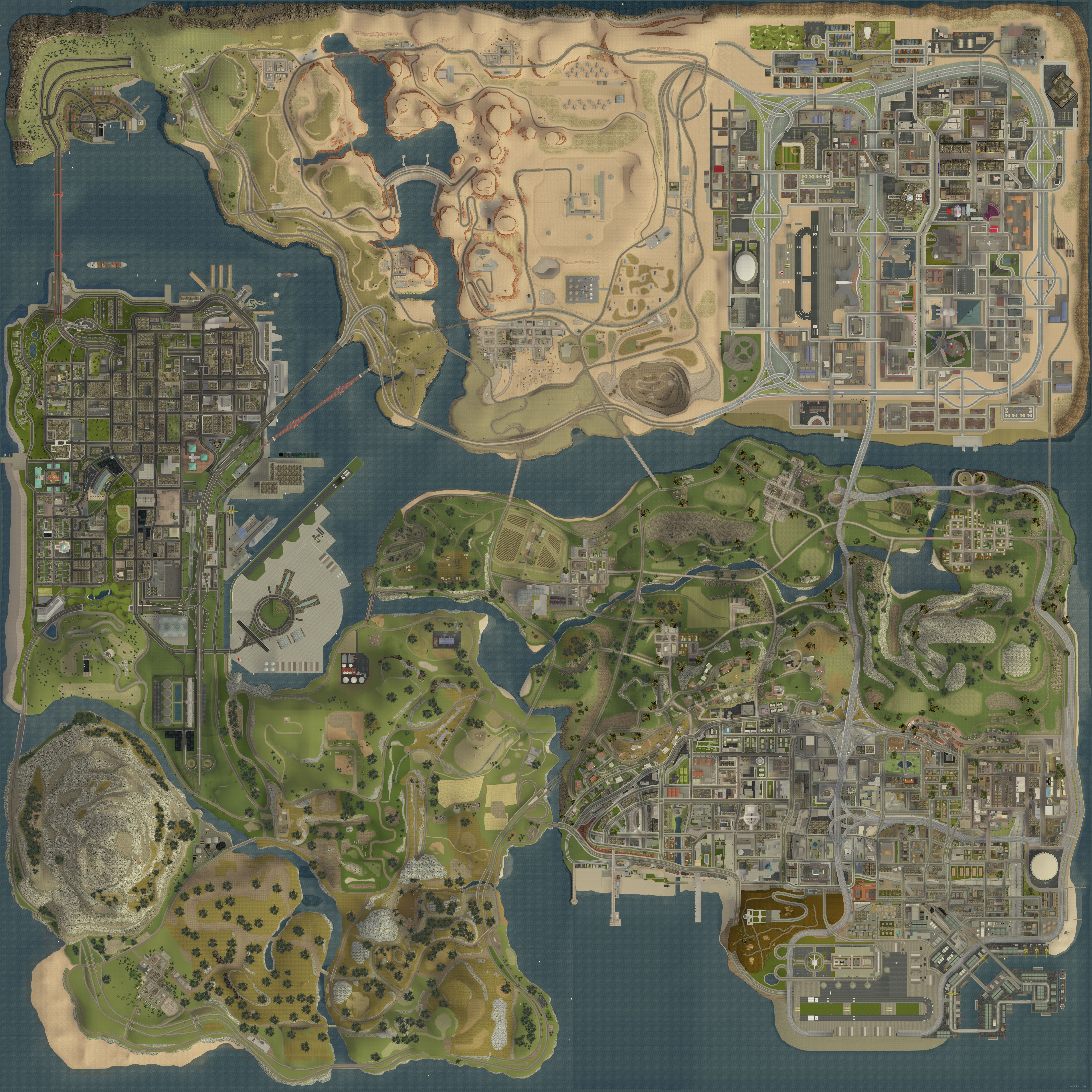 GTA San Andreas Best City/County