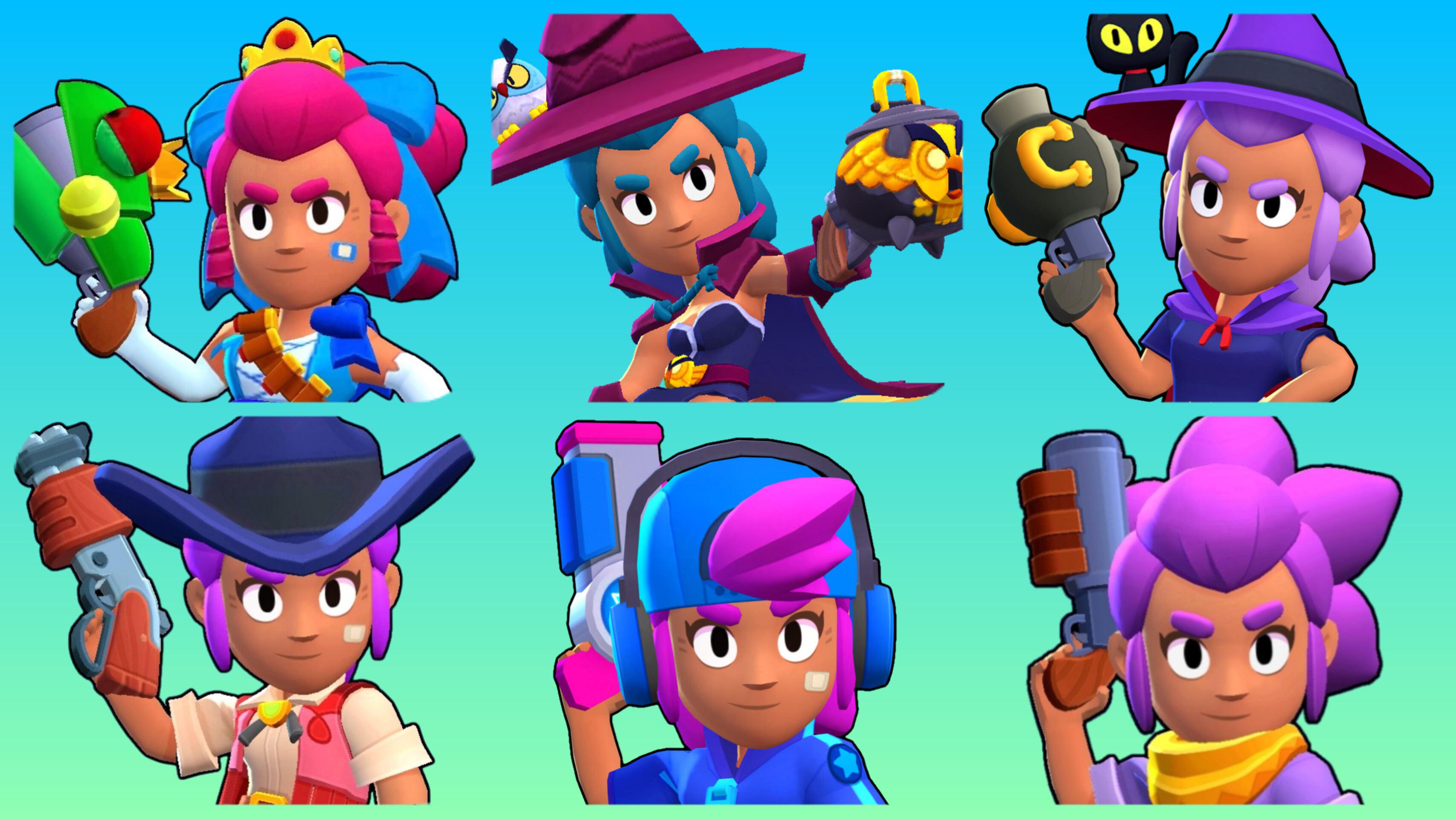BRAWL STARS BEST SHELLY SKIN ?