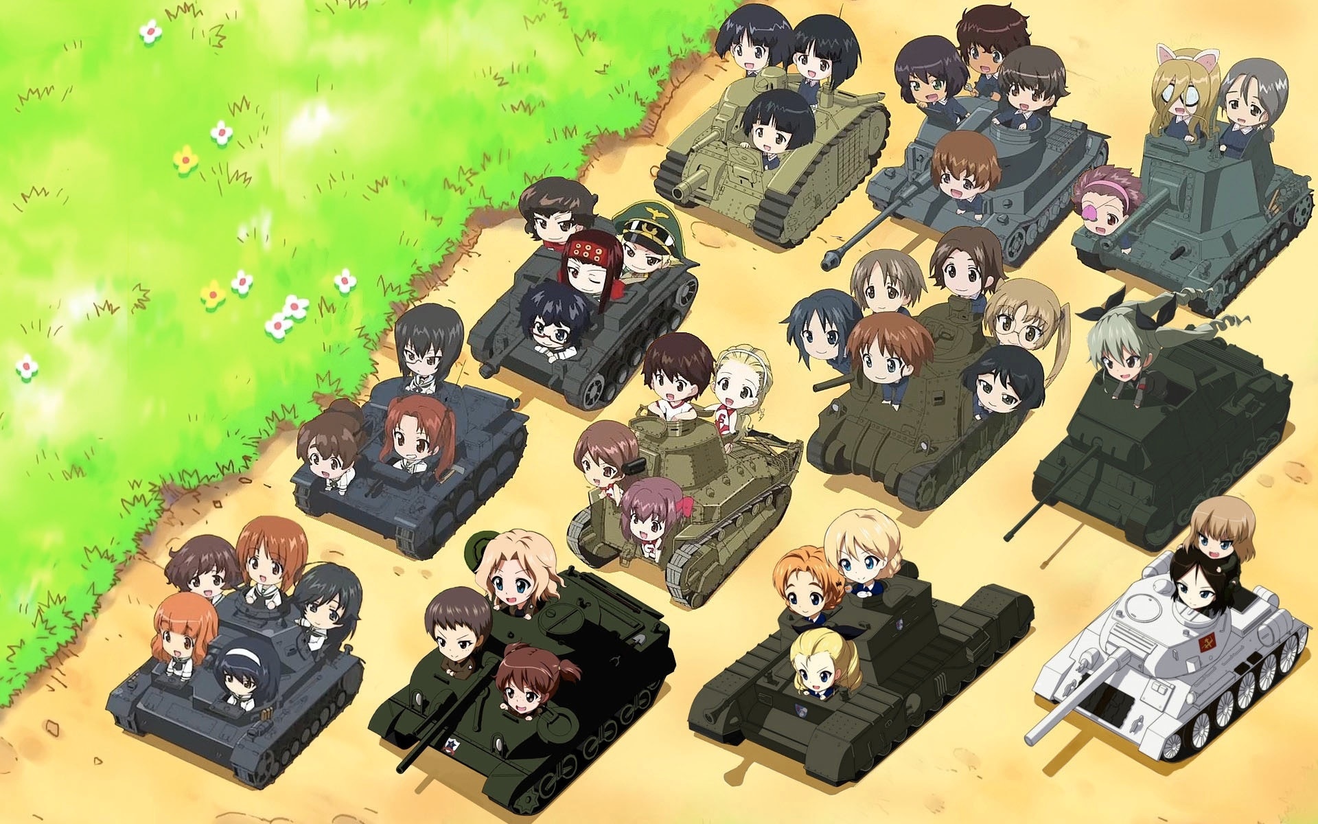 Best "Girls und Panzer" character (anime)